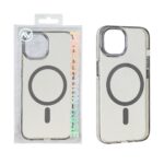 قاب اورجینال Dulero شفاف Magsafe لنز آلومینومی Apple iPhone 13 / iPhone 14 - خاکستری (پک دار)