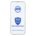محافظ صفحه نمایش شیشه ای AZR - Big curved ESD Anti Static مدل Apple iPhone 13 / iPhone 13 Pro / iPhone 14 / 16e