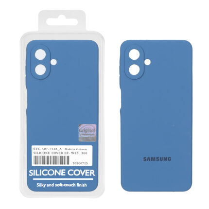 قاب سیلیکونی پاک کنی اورجینال Master Quality مدل Samsung Galaxy A07 - آبی تیره (پک دار)