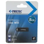 فلش مموری PRETEC USB2.0 مدل Win ظرفیت 8GB - مشکی (گارانتی فراگامان)