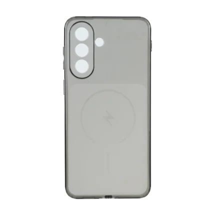 قاب ژله ای شفاف مستطیلی طرح مگ سیف Spark مدل Samsung Galaxy A57 - مشکی