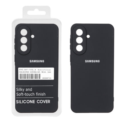 قاب نیو سیلیکون محافظ لنزدار RFF مدل Samsung Galaxy A57 - مشکی (پک دار)