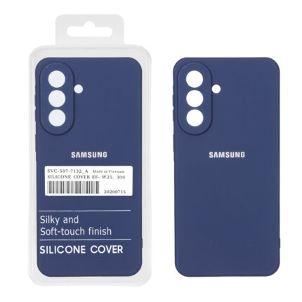 قاب نیو سیلیکون محافظ لنزدار RFF مدل Samsung Galaxy A57 - سرمه ای (پک دار)