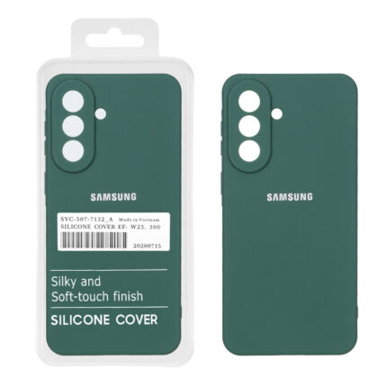 قاب نیو سیلیکون محافظ لنزدار RFF مدل Samsung Galaxy A57 - سبز (پک دار)