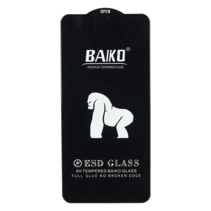 محافظ صفحه نمایش شیشه ای Anti Static - ESD Baiko مدل Samsung Galaxy A12 / A02 / A02S / A03 / A03S / A03 Core / A04 / A04S / A04E / A13 / A23 / A32 5G / M02 / M04 / M12 / M13 / M23 / M33 /F13 / A1 Plus / A2 Plus / M4 / M5 / C30