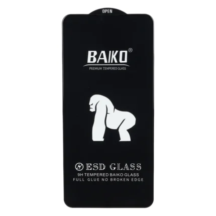 محافظ صفحه نمایش شیشه ای Anti Static - ESD Baiko مدل Samsung Galaxy A71 / A72 / A73 / M51 / M52 / M53 / M54 / M62 / Note 12 Pro 5G / Note 12 Pro Plus / Poco X5 Pro / Poco F5