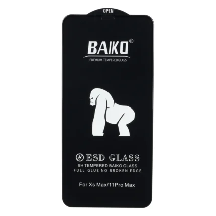 محافظ صفحه نمایش شیشه ای Anti Static - ESD Baiko مدل Apple iPhone 11 Pro Max / iPhone X Max / iPhone Xs Max