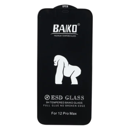 محافظ صفحه نمایش شیشه ای Anti Static - ESD Baiko مدل Apple iPhone 12 Pro Max