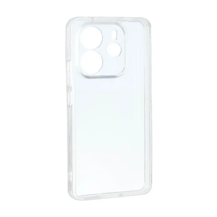 قاب پشت سخت شفاف دور ژله ای محافظ لنزدار Xiaomi Redmi Note 14 4G
