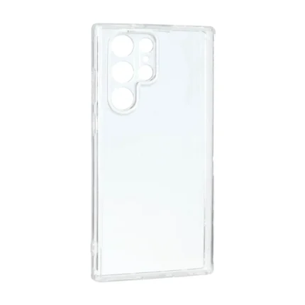قاب پشت سخت شفاف دور ژله ای محافظ لنزدار Samsung Galaxy S22 Ultra
