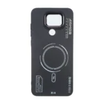 قاب Armor لنز متال Texture طرح مگ سیف Xiaomi Redmi Note 9 / Redmi 10X 5G / Redmi 10X Pro 5G - مشکی