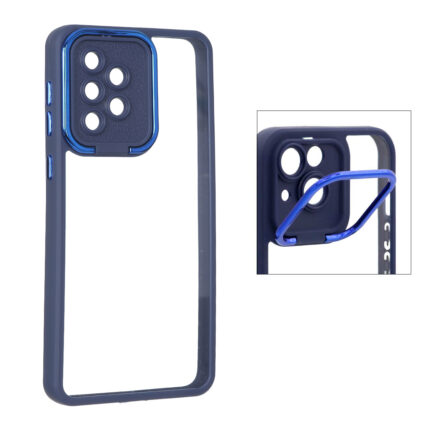 قاب شفاف New skin استند دار Samsung Galaxy A33 - سرمه ای