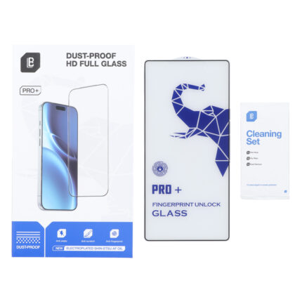 محافظ صفحه نمایش شیشه ای اورجینال Full Cover Anti Static Lanbi Pro Plus مدل Samsung Galaxy S24 Ultra (پک دار)