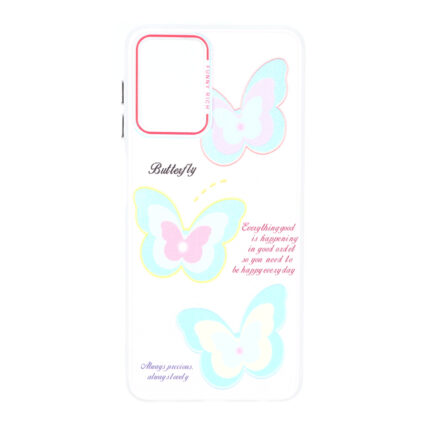 قاب هولوگرامی Funnyrich طرح دار دور مات Samsung Galaxy A22 4G / M22 / M32 4G / F22 - کد 271