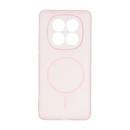 قاب ژله ای مات Ultar thin طرح مگ سیف محافظ لنزدار Xiaomi Redmi Note 15 / Poco M8 5G - صورتی