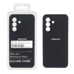 قاب سیلیکونی پاک کنی اورجینال درجه یک Samsung Galaxy A57 - مشکی (پک دار)