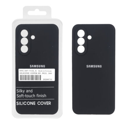 قاب سیلیکونی پاک کنی اورجینال درجه یک Samsung Galaxy A57 - مشکی (پک دار)
