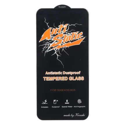 محافظ صفحه نمایش شیشه ای Full Cover Anti Static Kizashi مدل Samsung Galaxy A27 / A35 / A55