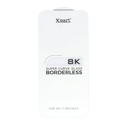 محافظ صفحه نمایش شیشه ای اورجینال بدون حاشیه XMART Super Curve 8K مدل Apple iPhone 17 Pro Max