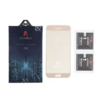 محافظ صفحه نمایش شیشه ای اورجینال Full Cover Artoriz مدل Samsung Galaxy J530 / J5 2017 / J5 Pro 2017 - طلایی (پک دار)