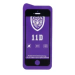 محافظ صفحه نمایش شیشه ای Full Cover Lion 11D مدل Apple iPhone 5 / iPhone 5s - مشکی