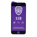 محافظ صفحه نمایش شیشه ای Full Cover Lion 11D مدل Apple iPhone 6 / iPhone 6s - مشکی