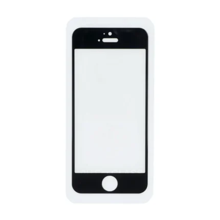 محافظ صفحه نمایش شیشه ای Full Cover Lion مدل Apple iPhone 5 / iPhone 5s - مشکی