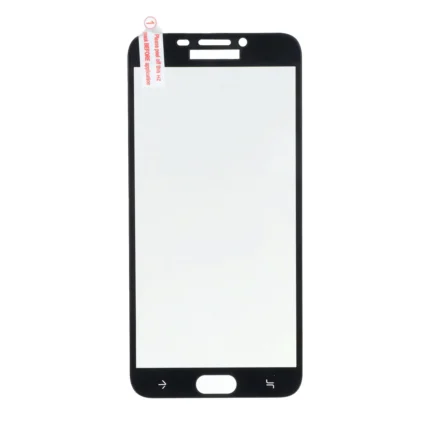 محافظ صفحه نمایش شیشه ای Full Cover مدل Samsung Galaxy J4 (2018) - مشکی