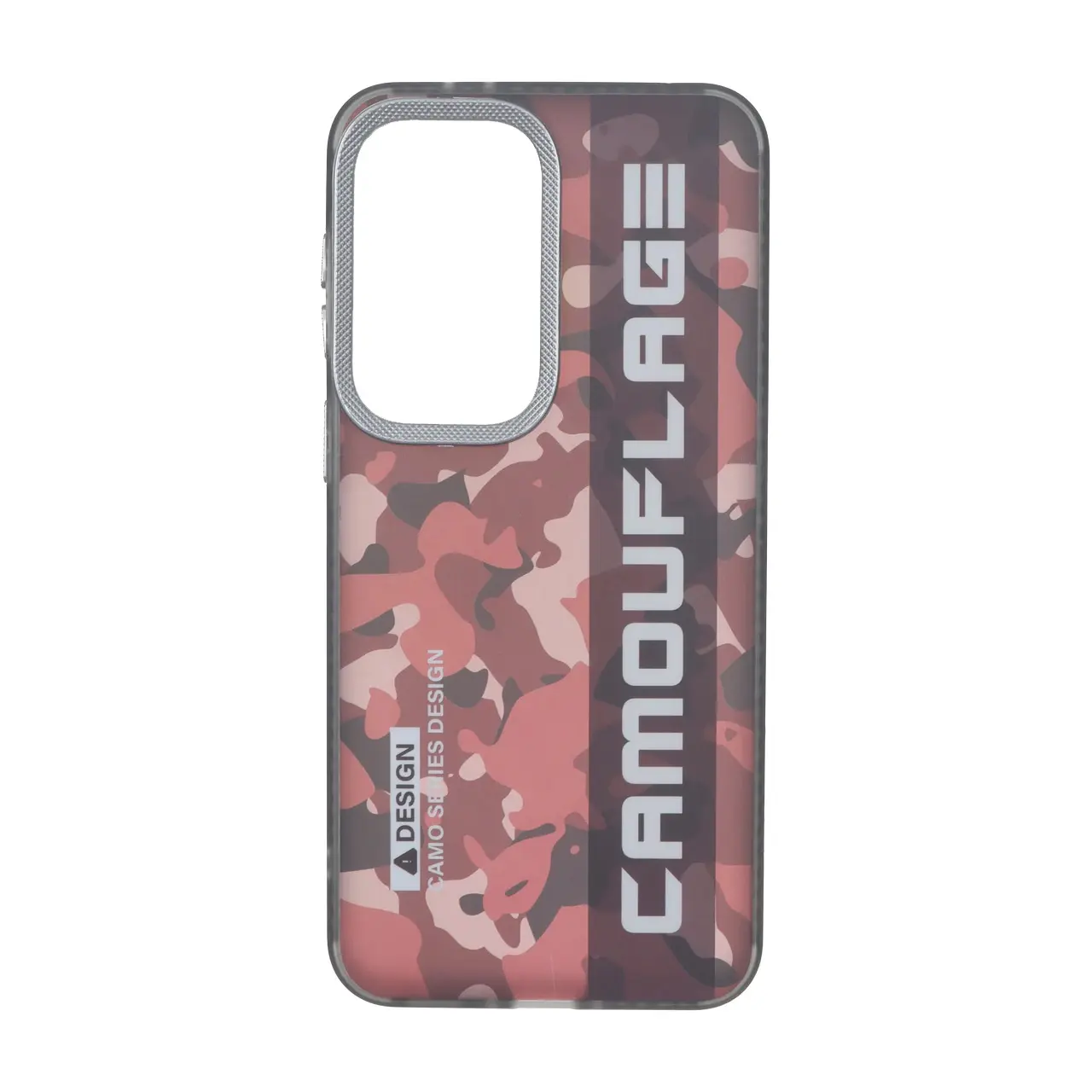 4604212 قاب Camouflage چریکی محافظ لنز کربن Samsung Galaxy A37 - زرشکی - تصویر 1