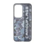 قاب Camouflage چریکی محافظ لنز کربن Samsung Galaxy A37 - سرمه ای