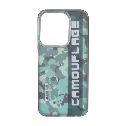 قاب Camouflage چریکی محافظ لنز کربن Xiaomi Redmi 15C / Poco C85 - سبز