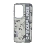 قاب Camouflage چریکی محافظ لنز کربن Samsung Galaxy A57 - مشکی