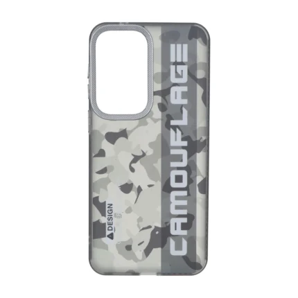 قاب Camouflage چریکی محافظ لنز کربن Samsung Galaxy A57 - مشکی