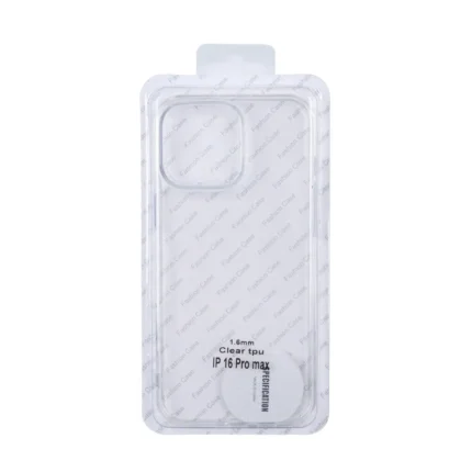 قاب ژله ای شفاف محافظ لنزدار Apple iPhone 16 Pro Max (پک دار)
