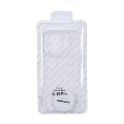 قاب ژله ای شفاف محافظ لنزدار Apple iPhone 16 Pro (پک دار)