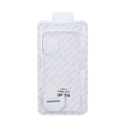 قاب ژله ای شفاف محافظ لنزدار Apple iPhone 16 (پک دار)
