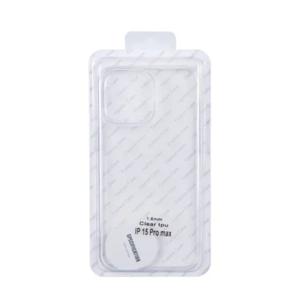 قاب ژله ای شفاف محافظ لنزدار Apple iPhone 15 Pro Max (پک دار)