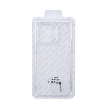 قاب ژله ای شفاف محافظ لنزدار Apple iPhone 14 Pro Max (پک دار)