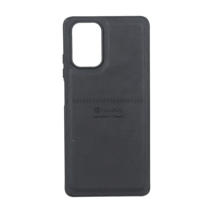قاب طرح چرم Puloka خط دار Xiaomi Redmi Note 10 4G / Redmi Note 10S / Poco M5S - مشکی