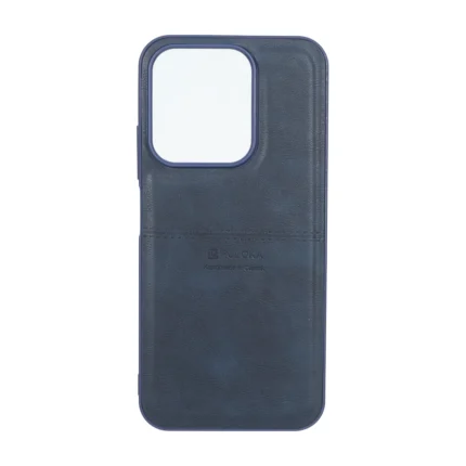 قاب طرح چرم Puloka خط دار Xiaomi Redmi 15C / Poco C85 - سرمه ای