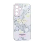 قاب اطلسی Flower پاپیون دار Samsung Galaxy A37 - طرح 112
