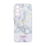 قاب اطلسی Flower پاپیون دار Samsung Galaxy A57 - طرح 123