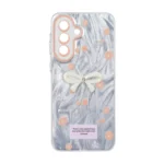 قاب اطلسی Flower پاپیون دار Samsung Galaxy A57 - طرح 129