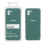 قاب نیو سیلیکون محافظ لنزدار RFF مدل Samsung Galaxy A03 - سبز (پک دار)