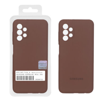 قاب سیلیکونی پاک کنی اورجینال Master Quality مدل Samsung Galaxy A13 4G - قهوه ای (پک دار)