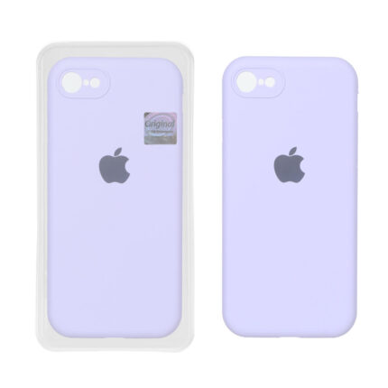قاب سیلیکونی پاک کنی اورجینال Master Quality مدل Apple iPhone 7 / iPhone 8 / iPhone SE (2020) - یاسی (پک دار)
