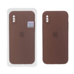 قاب سیلیکونی پاک کنی اورجینال Master Quality مدل Apple iPhone X / iPhone XS - قهوه ای (پک دار)