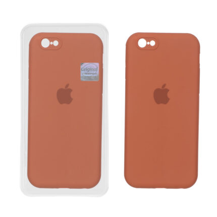 قاب سیلیکونی پاک کنی اورجینال Master Quality مدل Apple iPhone 6 / iPhone 6s - قهوه ای روشن (پک دار)