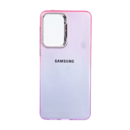 قاب SO COOL لنز متال لوگودار دور رنگی Samsung Galaxy A33 - صورتی بنفش