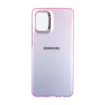 قاب SO COOL لنز متال لوگودار دور رنگی Samsung Galaxy A31 - صورتی بنفش